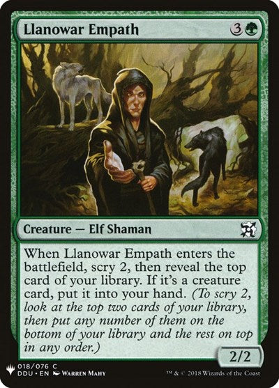 Llanowar Empath (Mystery Booster) Near Mint