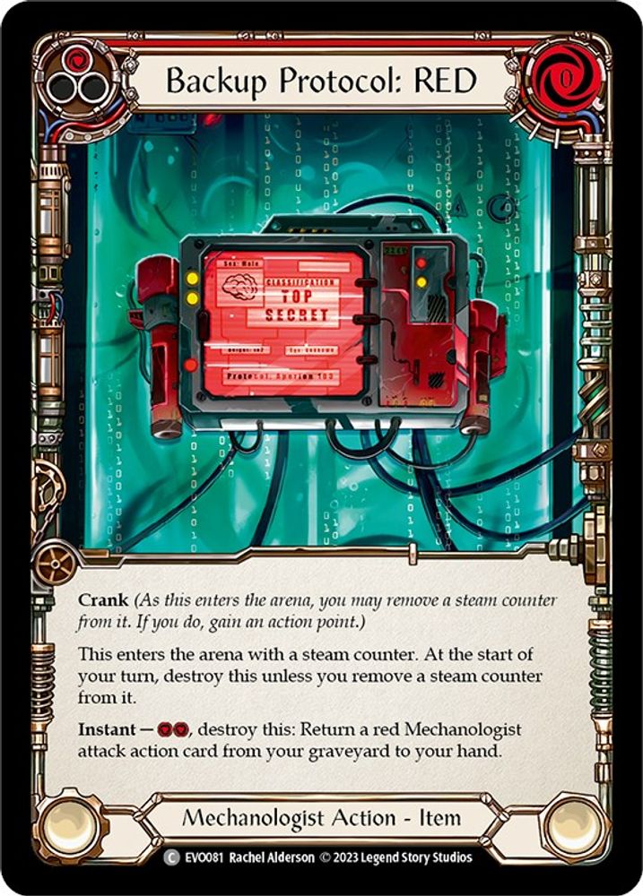 Backup Protocol: RED