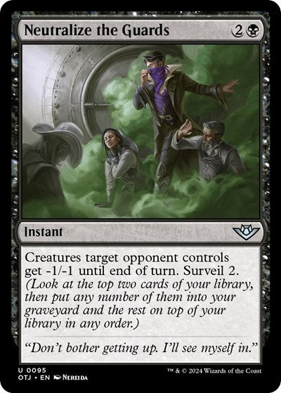 Neutralize the Guards (Outlaws of Thunder Junction) Near Mint Foil