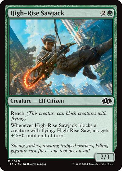 High-Rise Sawjack (Foundations Jumpstart) Near Mint