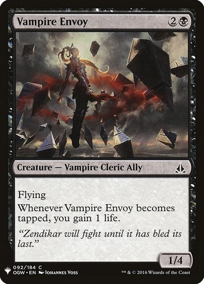 Vampire Envoy (Mystery Booster) Near Mint