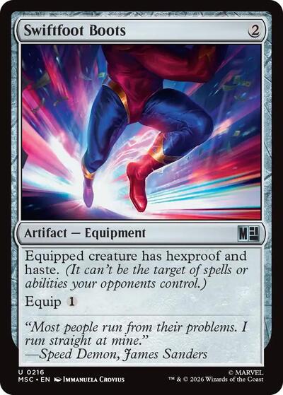 Swiftfoot Boots (Commander: Marvel Super Heroes) Near Mint