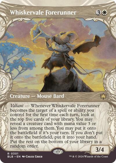 Whiskervale Forerunner (Showcase) (Bloomburrow) Near Mint