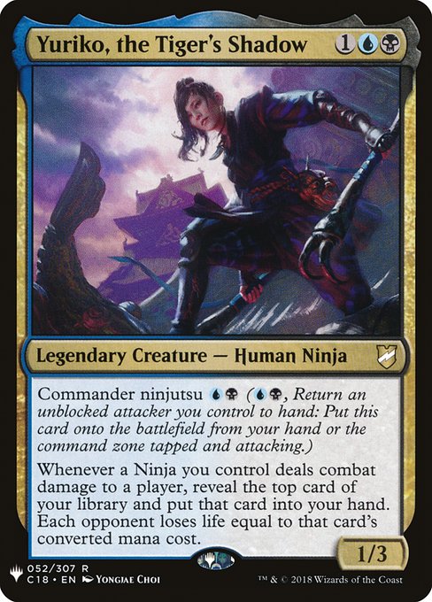 Yuriko, the Tiger's Shadow (Mystery Booster) Near Mint