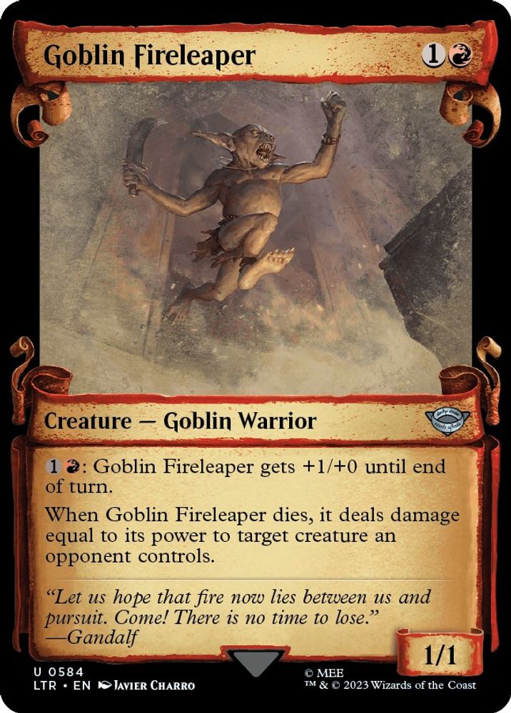 Goblin Fireleaper (Showcase Scrolls)