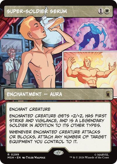 Super-Soldier Serum (Borderless) (Marvel Super Heroes) Near Mint Foil
