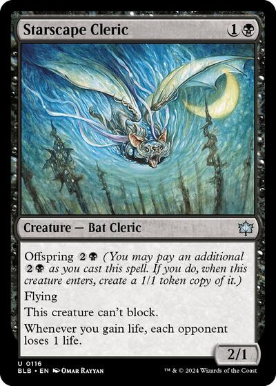 Starscape Cleric (Bloomburrow) Near Mint Foil