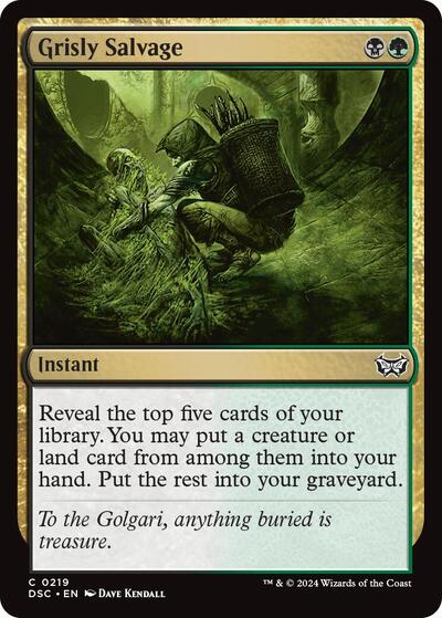 Grisly Salvage (Commander: Duskmourn: House of Horror) Near Mint