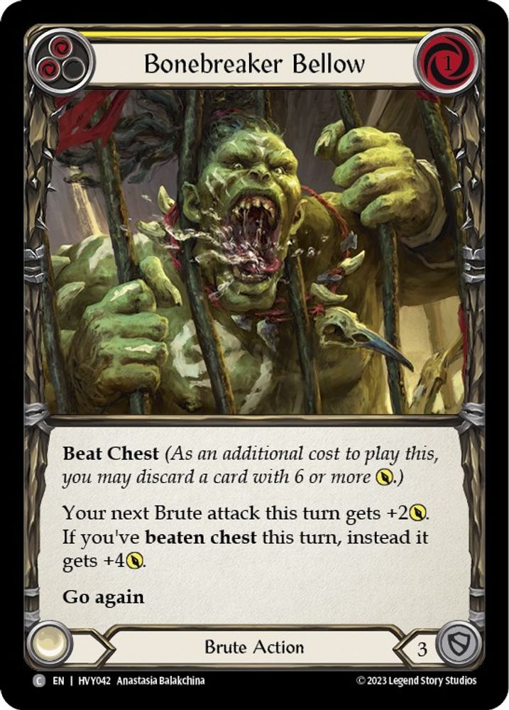 Bonebreaker Bellow (Yellow)