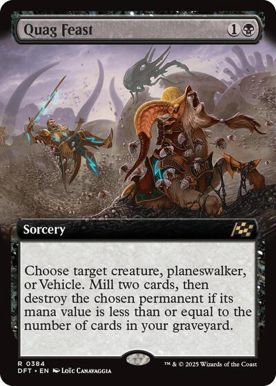 Quag Feast (Extended Art) (Aetherdrift) Near Mint Foil