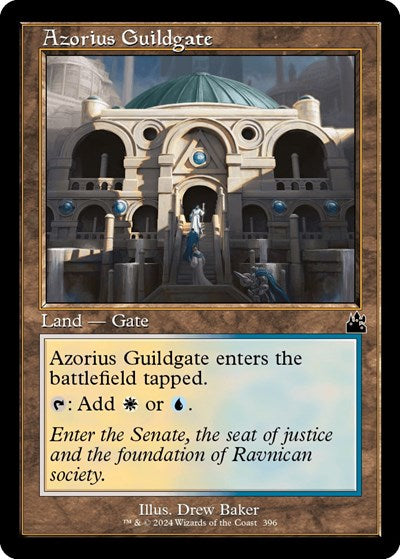 Azorius Guildgate (Retro Frame) (Ravnica Remastered) Near Mint Foil
