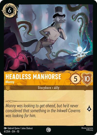 Headless Manhorse - Manny (Whispers in the Well) Near Mint Cold Foil