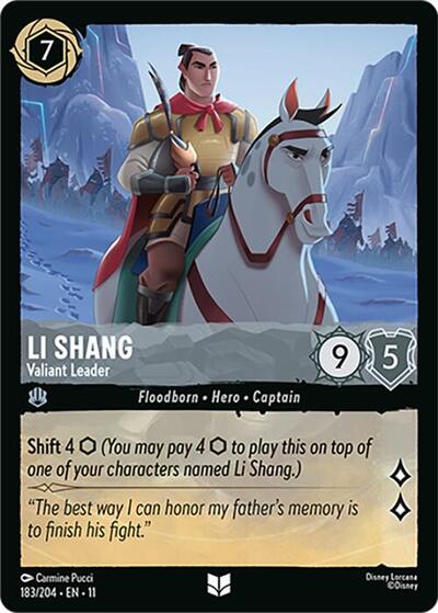 Li Shang - Valiant Leader (Winterspell) Near Mint