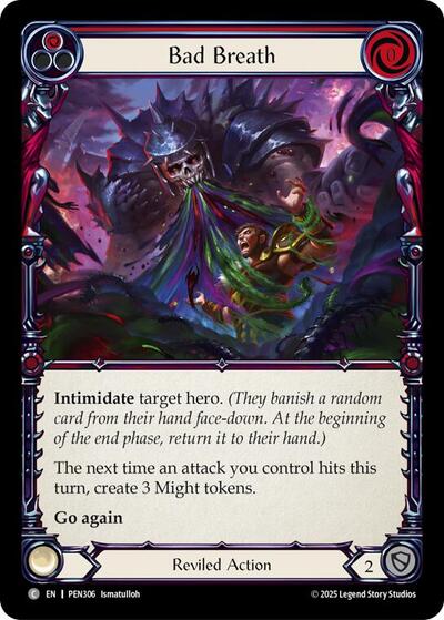 Bad Breath (Red) (Compendium of Rathe) Near Mint Foil