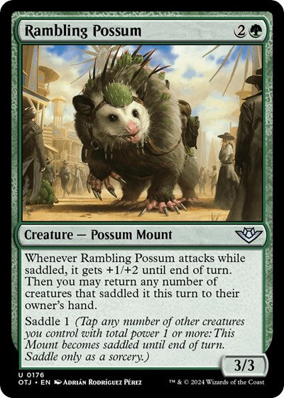 Rambling Possum (Outlaws of Thunder Junction) Near Mint Foil