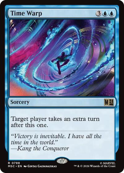 Time Warp (Commander: Marvel Super Heroes) Near Mint Foil