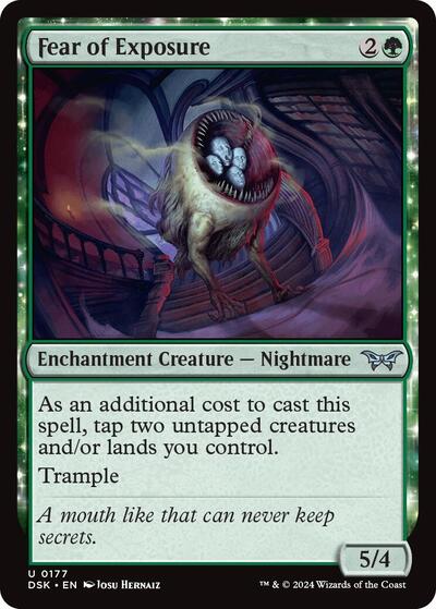 Fear of Exposure (Duskmourn: House of Horror) Near Mint Foil