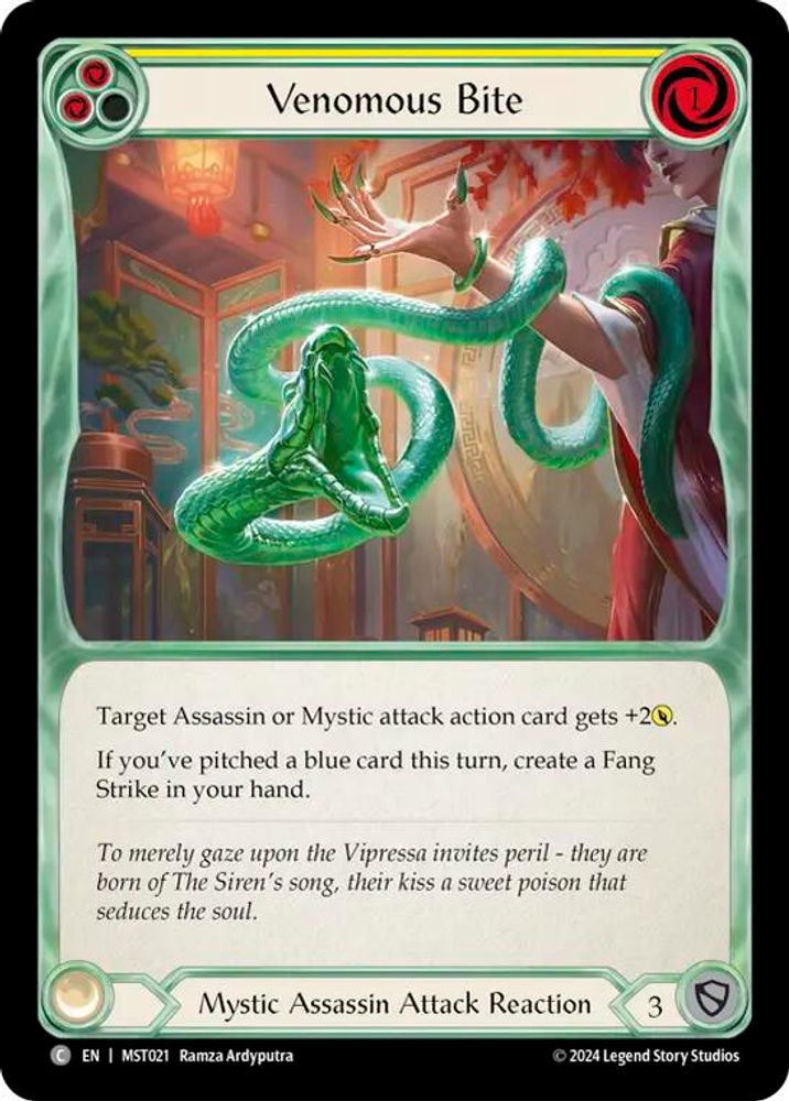 Venomous Bite (Yellow)