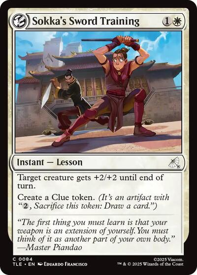 Sokka's Sword Training (Avatar: The Last Airbender: Eternal-Legal) Near Mint Foil