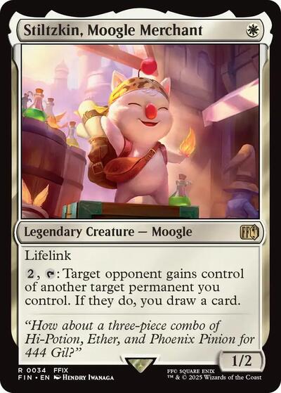 Stiltzkin, Moogle Merchant (Universes Beyond: FINAL FANTASY) Near Mint Foil