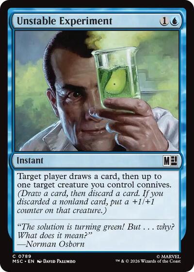 Unstable Experiment (Commander: Marvel Super Heroes) Near Mint Foil