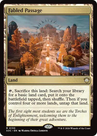 Fabled Passage (Commander: Secrets of Strixhaven) Near Mint