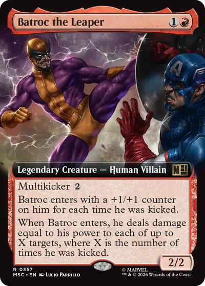 Batroc the Leaper (Extended Art) (Commander: Marvel Super Heroes) Near Mint