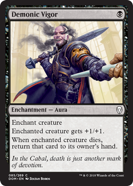 Demonic Vigor (Dominaria) Near Mint