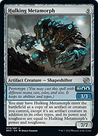Hulking Metamorph (The Brothers' War) Near Mint Foil
