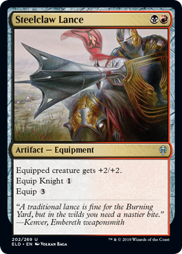 Steelclaw Lance (Throne of Eldraine) Near Mint Foil