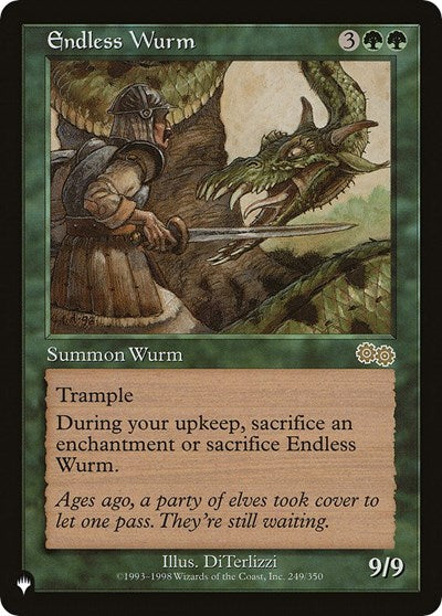 Endless Wurm (The List) Near Mint