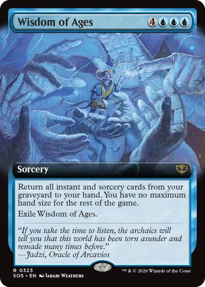 Wisdom of Ages (Extended Art) (Secrets of Strixhaven) Near Mint
