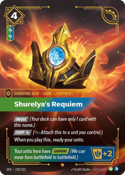 Shurelya's Requiem (Spiritforged) Near Mint Foil