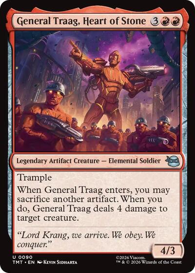 General Traag, Heart of Stone (Teenage Mutant Ninja Turtles) Near Mint