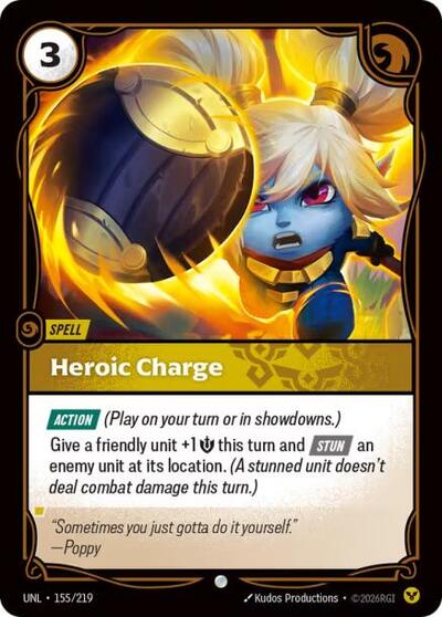 Heroic Charge (Unleashed) Near Mint Foil
