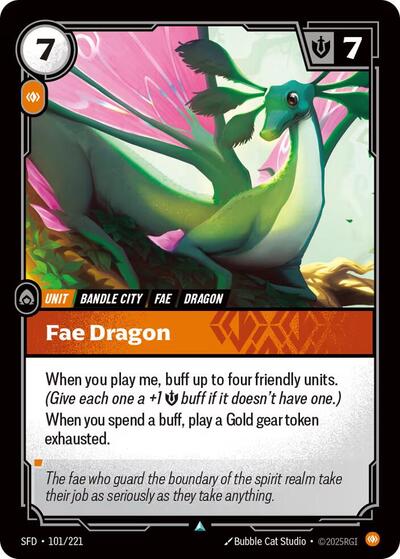 Fae Dragon (Spiritforged) Near Mint Foil