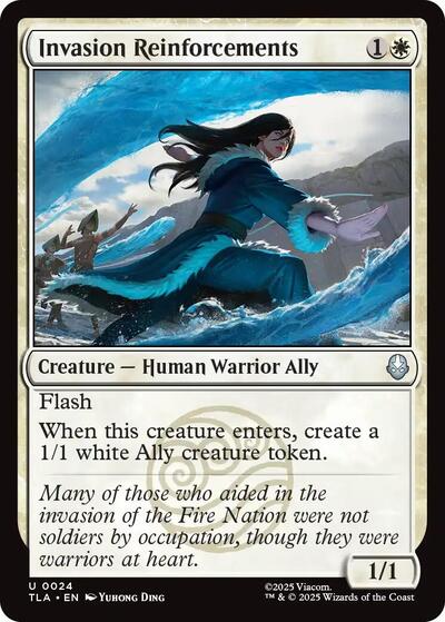 Invasion Reinforcements (Avatar: The Last Airbender) Near Mint Foil