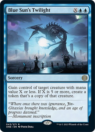 Blue Sun's Twilight (Phyrexia: All Will Be One) Light Play Foil