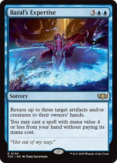 Baral's Expertise (Commander: Tarkir: Dragonstorm) Near Mint