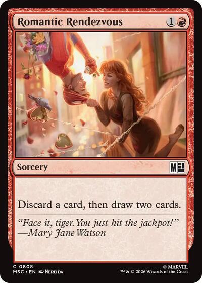 Romantic Rendezvous (Commander: Marvel Super Heroes) Near Mint Foil