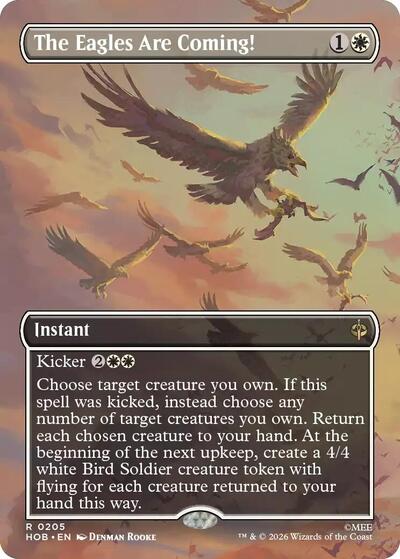 The Eagles Are Coming! (Borderless) (The Hobbit) Near Mint Foil