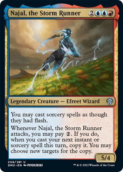 Najal, the Storm Runner (Dominaria United) Near Mint Foil