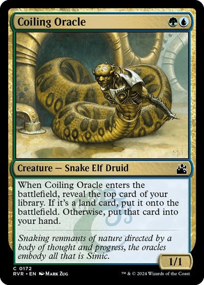 Coiling Oracle (Ravnica Remastered) Near Mint Foil