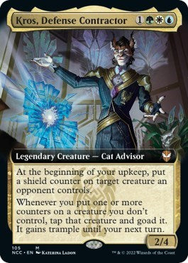 Kros, Defense Contractor (Extended Art) (Commander: Streets of New Capenna) Near Mint