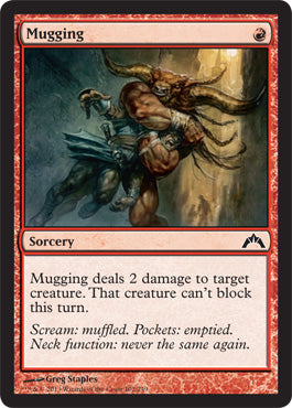 Mugging (Gatecrash) Near Mint Foil