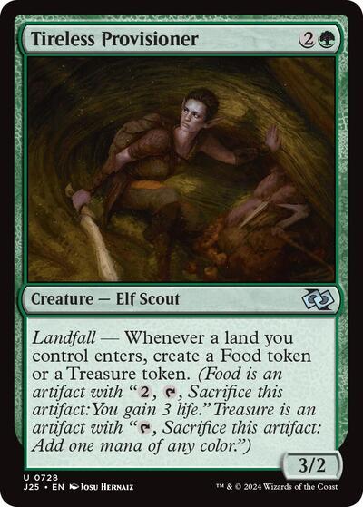 Tireless Provisioner (Foundations Jumpstart) Near Mint