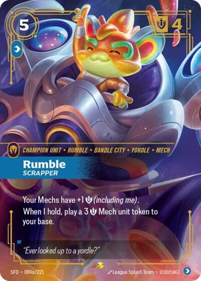 Rumble Scrapper (Alternate Art) (Spiritforged) Near Mint Foil