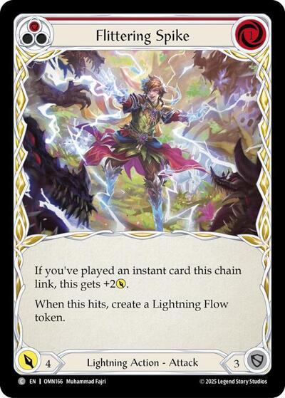 Flittering Spike (Red) (Omens of the Third Age) Near Mint Foil
