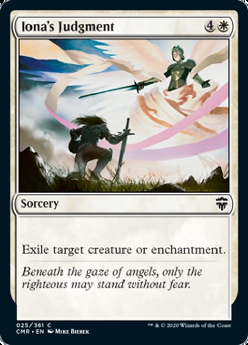 Iona's Judgment (Commander Legends) Near Mint Foil