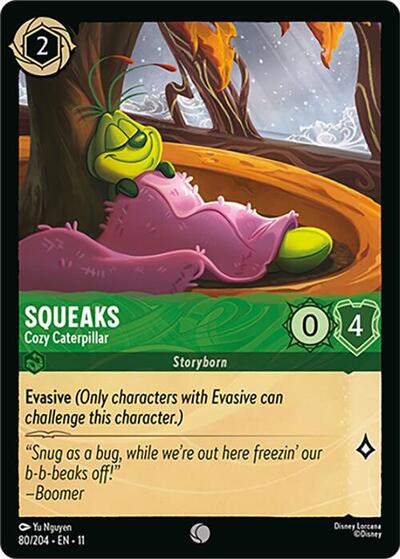 Squeaks - Cozy Caterpillar (Winterspell) Near Mint